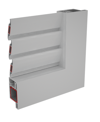 Cara interior del perfil